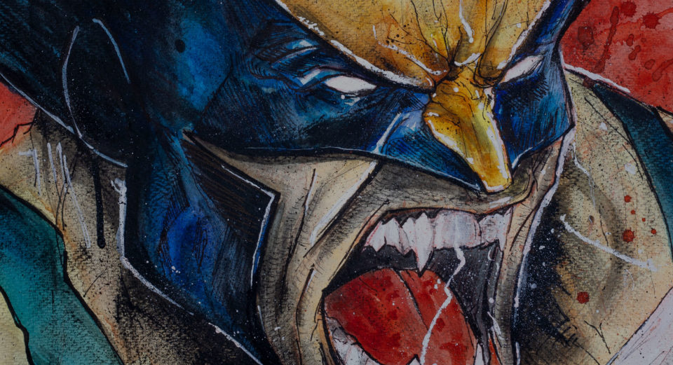 Wolverine - Zoom sur une partie du dessin
