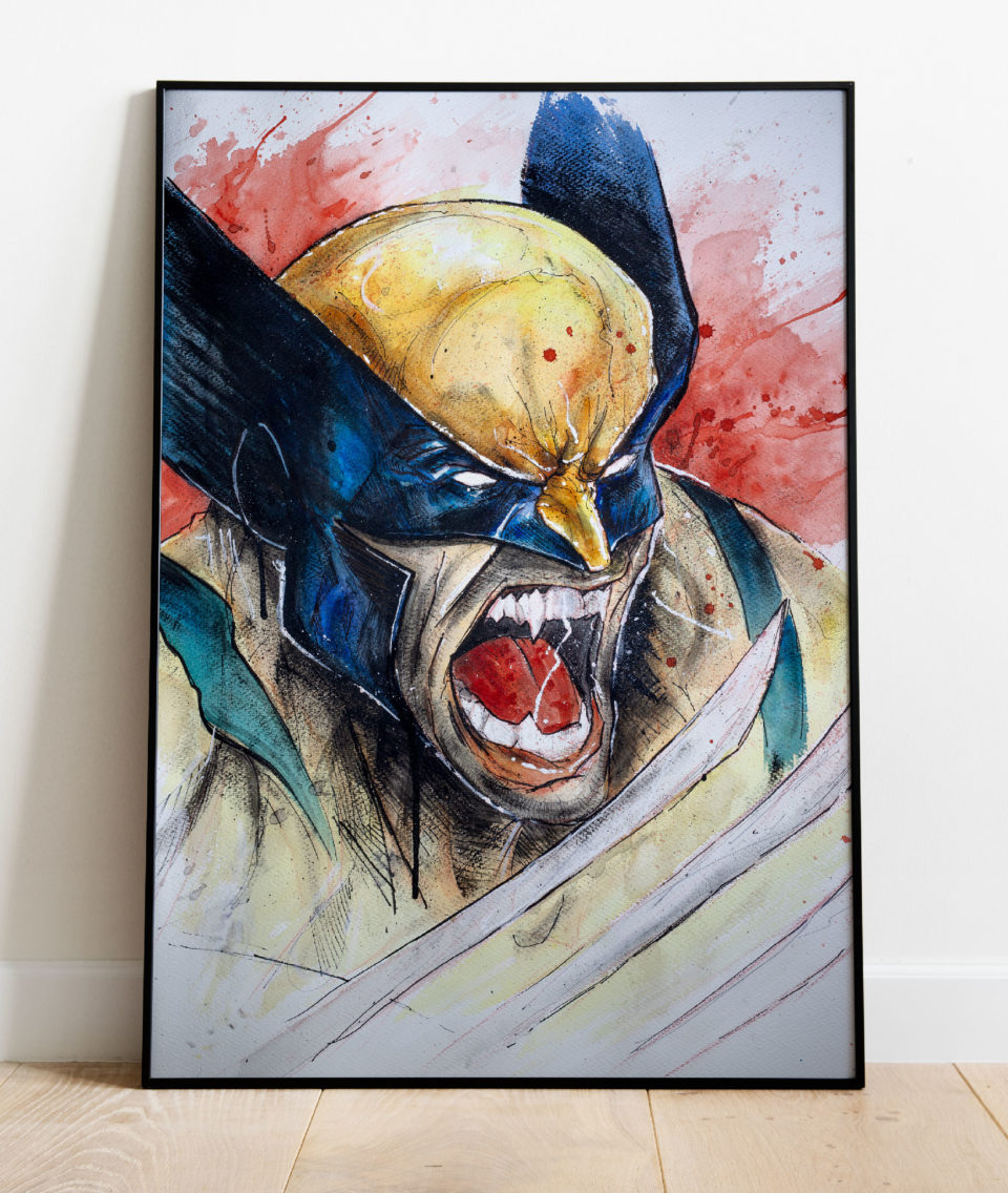 Wolverine - Mise en situation du dessin
