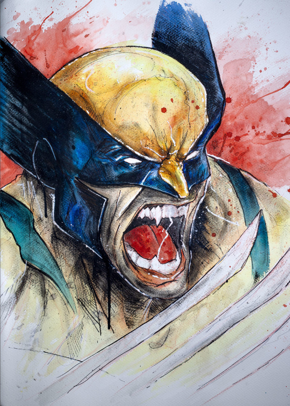Wolverine - Dessin dans son intégralité